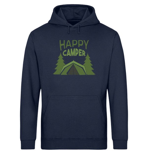 Fröhlicher Camper  - Unisex Bio Hoodie Mode – Bild 2