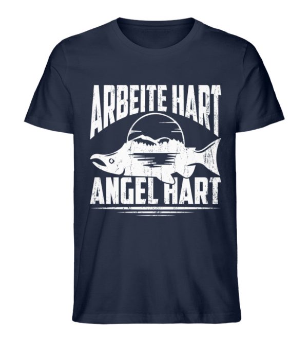 Arbeite hart Angel hart - Unisex Premium Bio Shirt Online – Bild 2