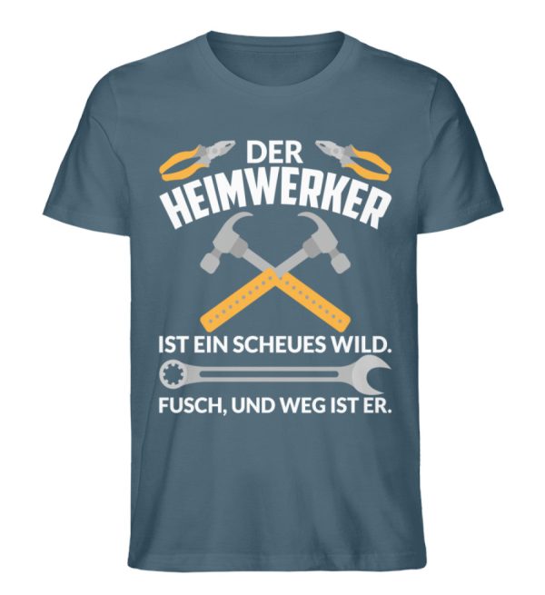 Heimwerker ist ein scheues Wild - Unisex Premium Bio Shirt Verkauf – Bild 5