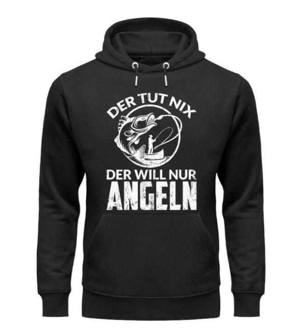 Der will nur angeln  - Unisex Premium Bio Hoodie Online