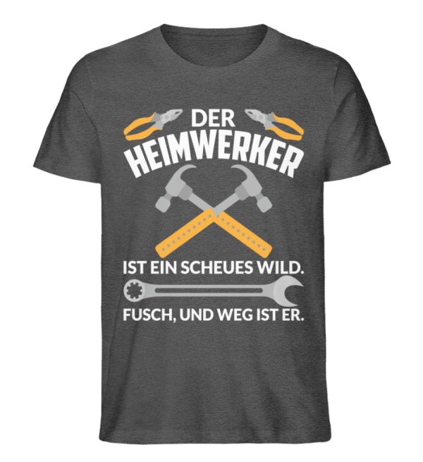 Heimwerker ist ein scheues Wild - Unisex Premium Bio Shirt Verkauf – Bild 3