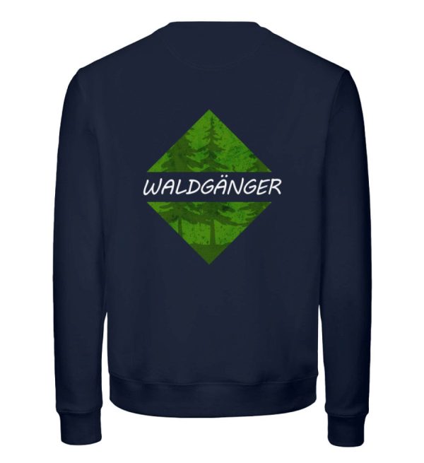 Waldgänger Rücken  - Unisex Bio Sweatshirt Online – Bild 2