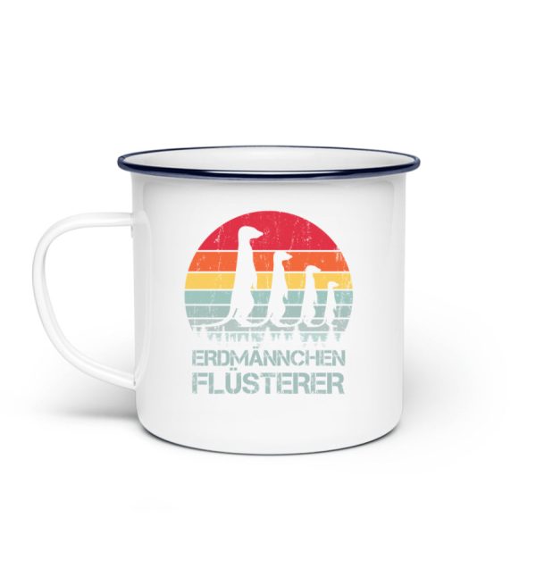 Erdmännchen Flüsterer  - Emaille Tasse Online-Verkauf