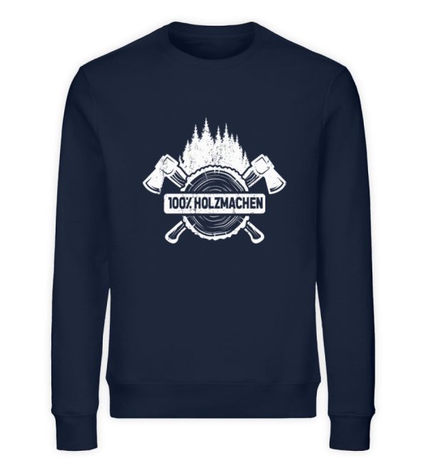 100% HOLZMACHEN  - Unisex Bio Sweatshirt Im Angebot – Bild 2