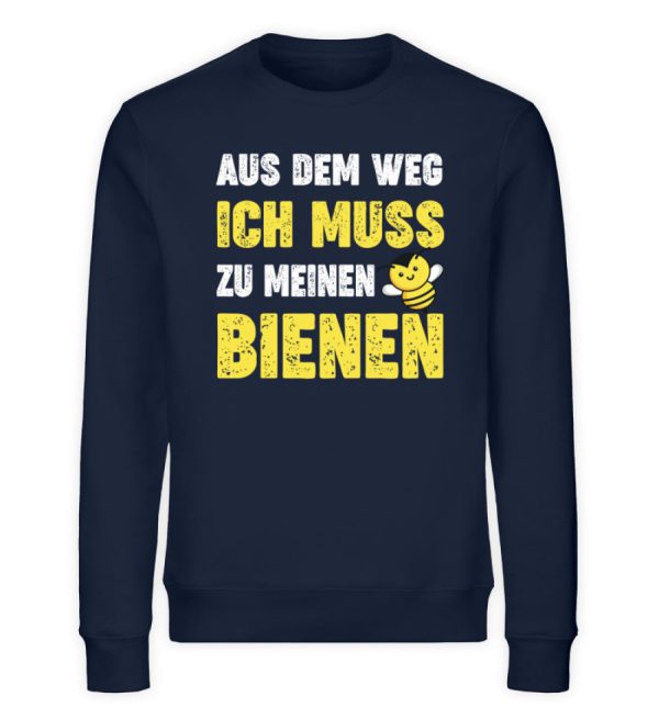 Ich muss zu meinen Bienen  - Unisex Bio Sweatshirt Schn?ppchen – Bild 2