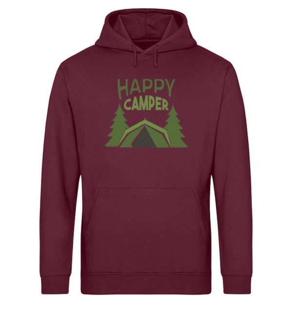 Fröhlicher Camper  - Unisex Bio Hoodie Mode – Bild 4