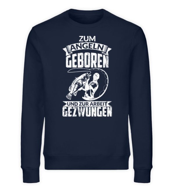 Zum Angeln geboren  - Unisex Bio Sweatshirt Zu verkaufen – Bild 2