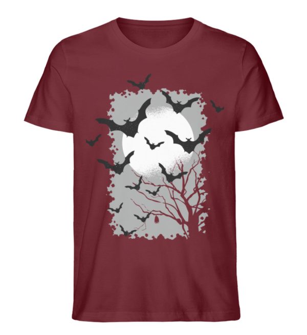 Fledermäuse in der Nacht  - Unisex Premium Bio Shirt Angebot – Bild 4