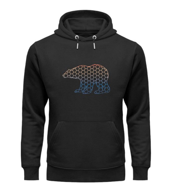 Bär Hexagon  - Unisex Premium Bio Hoodie Angebot