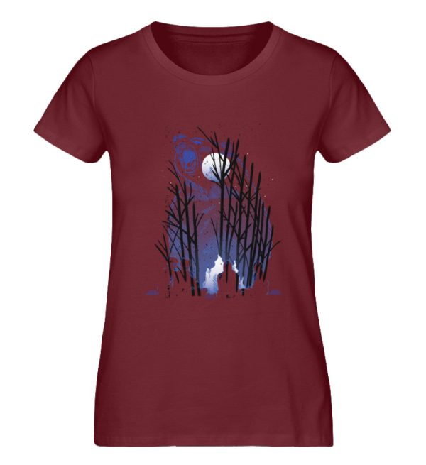 Bär und die Dunkelheit  - Damen Premium Bio Shirt Angebot – Bild 3