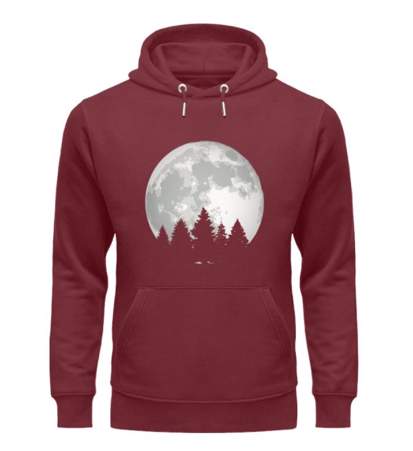 Mond Wald  - Unisex Premium Bio Hoodie Online-Schn?ppchen – Bild 3
