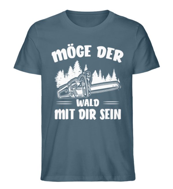 Möge der Wald mit dir sein - Unisex Premium Bio Shirt Verkauf – Bild 5