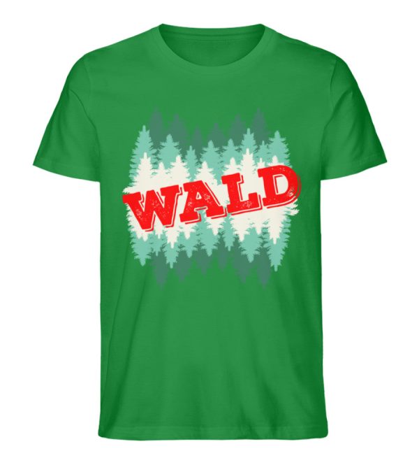 Der Wald in rot  - Unisex Premium Bio Shirt Rabatt – Bild 3