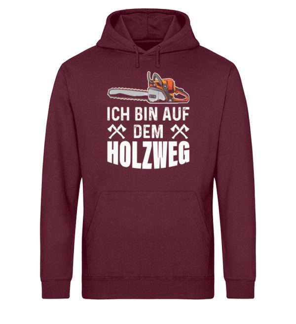 Auf dem Holzweg - Unisex Bio Hoodie Rabatt – Bild 3