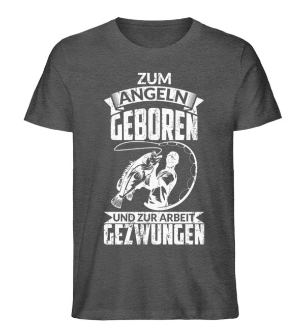 Zum Angeln geboren - Unisex Premium Bio Shirt Zu verkaufen – Bild 3