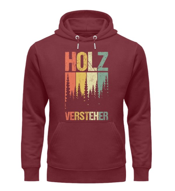 Holz verstehen  - Unisex Premium Bio Hoodie Jetzt online – Bild 3