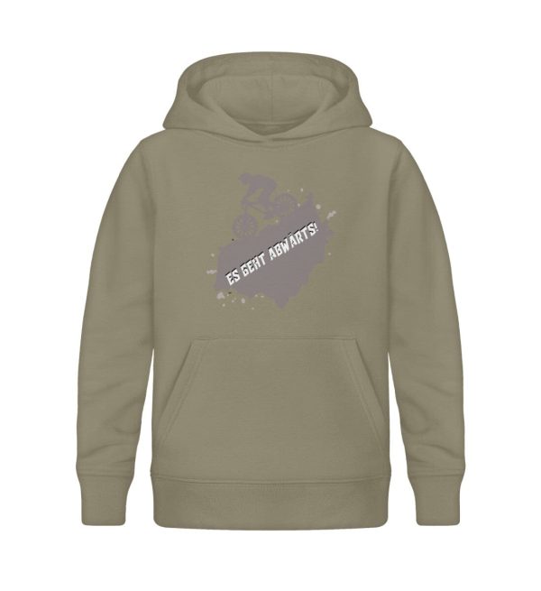 Es geht abwärts  - Kinder Bio Hoodie Angebot – Bild 4