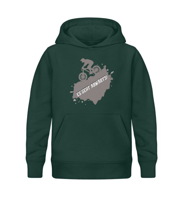 Es geht abwärts  - Kinder Bio Hoodie Angebot – Bild 5