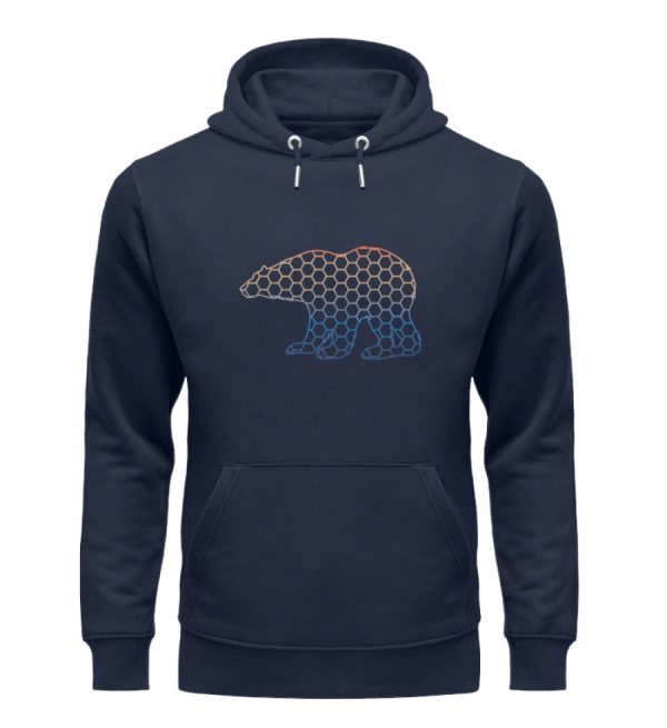 Bär Hexagon  - Unisex Premium Bio Hoodie Angebot – Bild 2