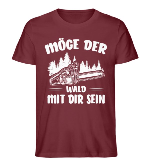 Möge der Wald mit dir sein - Unisex Premium Bio Shirt Verkauf – Bild 4