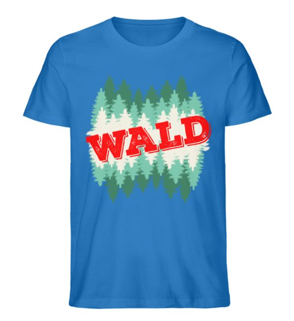 Der Wald in rot  - Unisex Premium Bio Shirt Rabatt – Bild 2