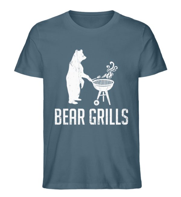 Bär grillt - Unisex Premium Bio Shirt Online – Bild 5