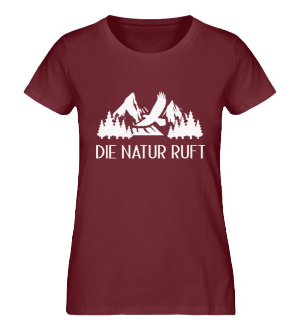 Die Natur ruft  - Damen Premium Bio Shirt Online-Verkauf – Bild 3