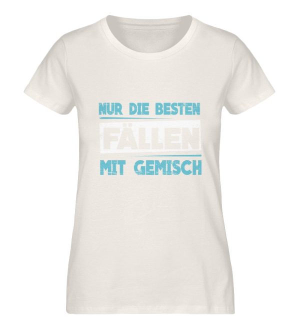 Mit Gemisch fällen  - Damen Premium Bio Shirt Schn?ppchen – Bild 2