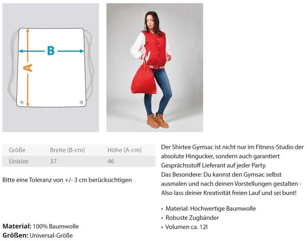Ich mache in Holz  - Baumwoll Gymsac Jetzt online – Bild 5