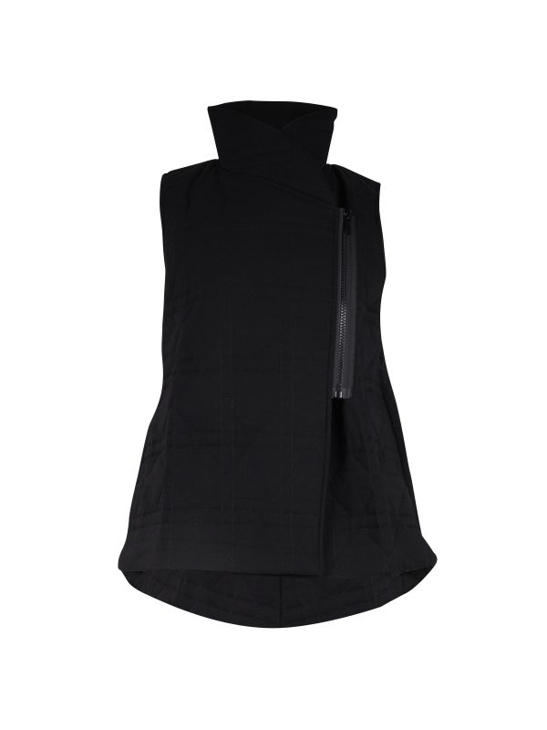 YURI quilted vest - Black Online
