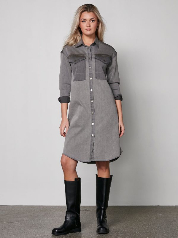 YELENA shirt dress - Grey Online – Bild 2