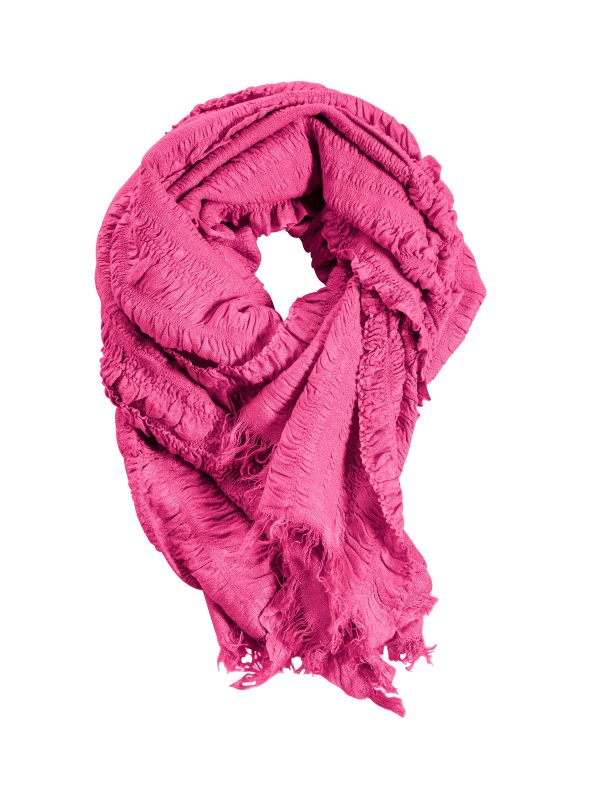 HOPE Large multi scarf - Pink Im Angebot
